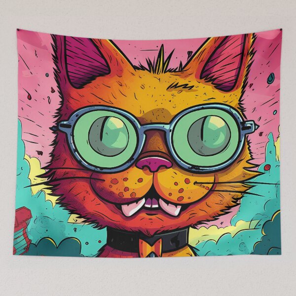 Item preview, The Cat in the City of Dreams designed and sold by HisoTorDesign.