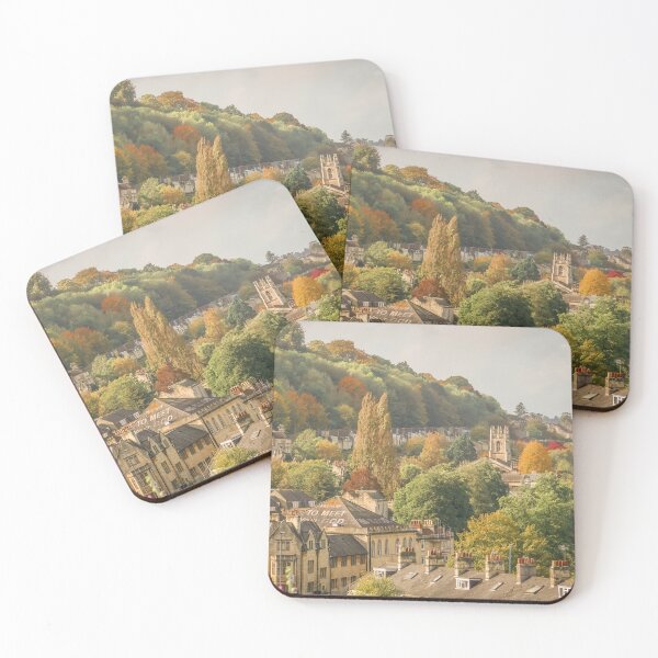 Item preview, Fall mood photography of UK somerset cotswold city Bath in Golden Autumn  designed and sold by Rowena Ko.