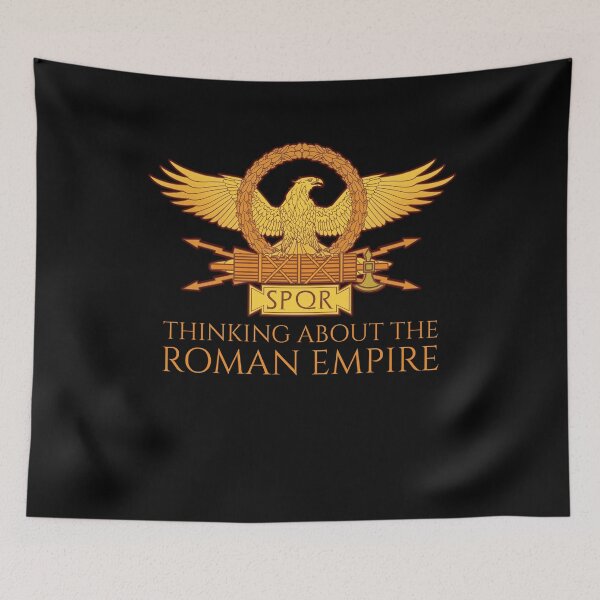 Item preview, Thinking About The Roman Empire - Ancient Rome SPQR Eagle designed and sold by Styrman.