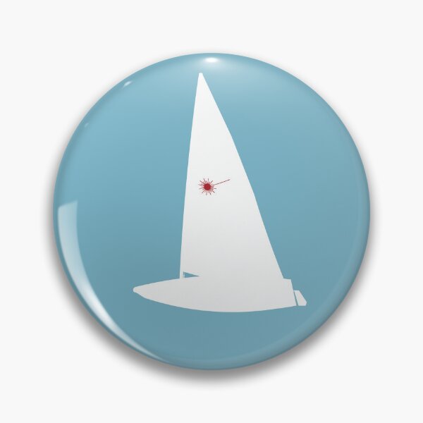 Item preview, Laser Sailing Logo Silhouette White designed and sold by J-Bat.