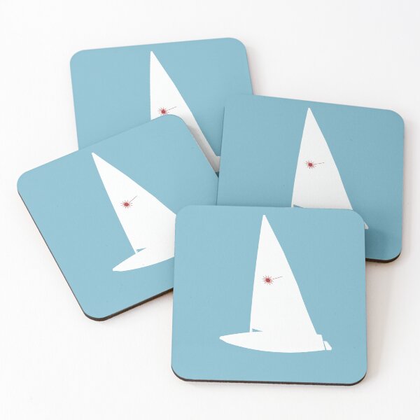 Item preview, Laser Sailing Logo Silhouette White designed and sold by J-Bat.
