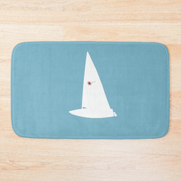 Item preview, Laser Sailing Logo Silhouette White designed and sold by J-Bat.