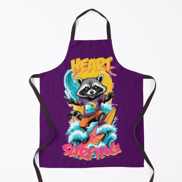 Item preview, Fierce raccoon Surfing designed and sold by PETS ABC.