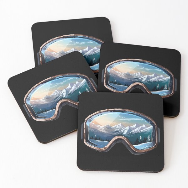 Item preview, Ski Goggles Sledding Goggles Winter Sports Mountain Reflection designed and sold by meganohm.