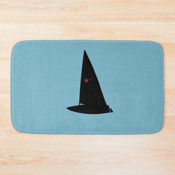 Item preview, Laser Sailing Logo Silhouette Black designed and sold by J-Bat.