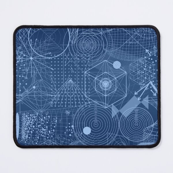 Item preview, Geometry Symbol Science Blue designed and sold by SpiceTree.