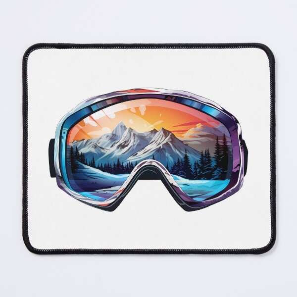 Item preview, Colorful Ski Goggles Sledding Goggles Winter Sports Mountain Reflection designed and sold by meganohm.