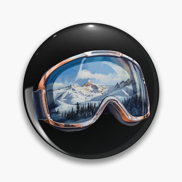 Item preview, Realistic Ski Goggles Sledding Goggles Winter Sports Mountain Reflection designed and sold by meganohm.