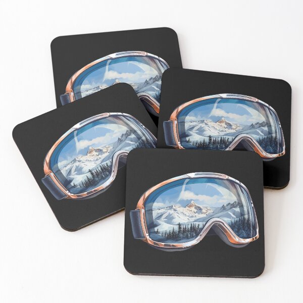 Item preview, Realistic Ski Goggles Sledding Goggles Winter Sports Mountain Reflection designed and sold by meganohm.