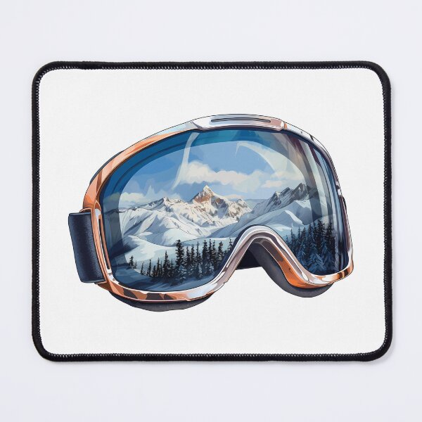 Item preview, Realistic Ski Goggles Sledding Goggles Winter Sports Mountain Reflection designed and sold by meganohm.