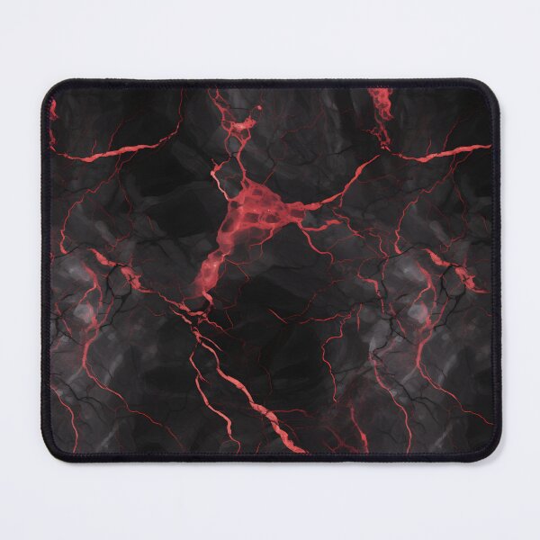 Item preview, Black and Red Seamless Repeating Marble Tile Pattern designed and sold by PeteRascal.