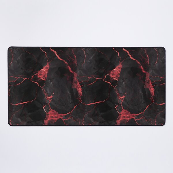 Item preview, Black and Red Seamless Repeating Marble Tile Pattern designed and sold by PeteRascal.