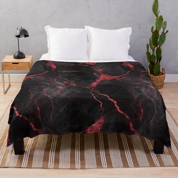 Item preview, Black and Red Seamless Repeating Marble Tile Pattern designed and sold by PeteRascal.