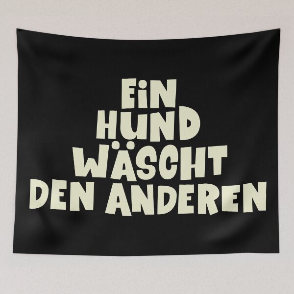 Item preview, Loriot - One dog washes the other! designed and sold by Boogosh.