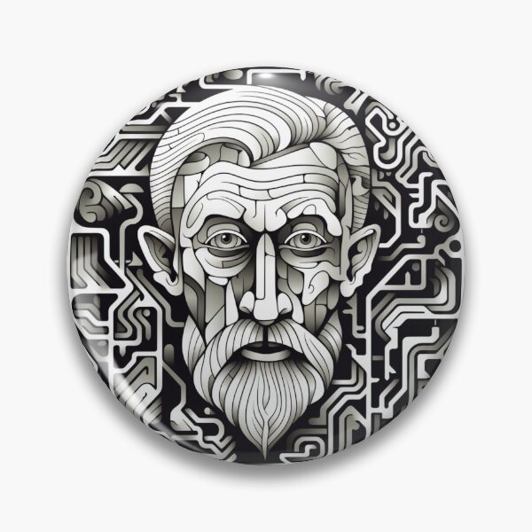 Item preview, Abstract Geometic Image of a Face designed and sold by ReverseBleach.