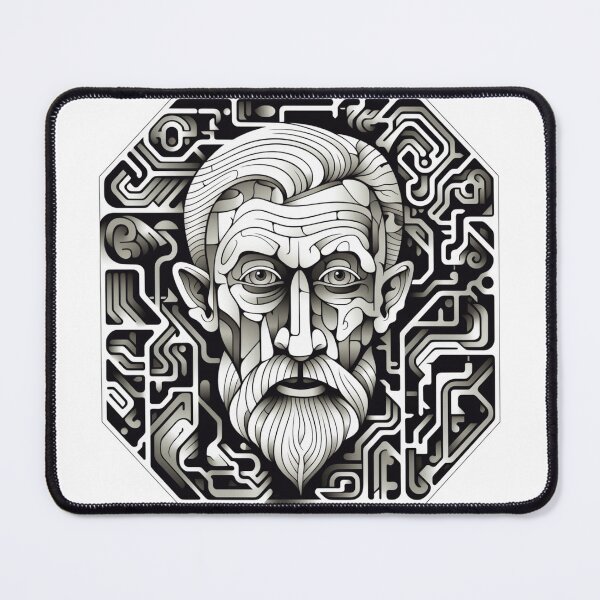 Item preview, Abstract Geometic Image of a Face designed and sold by ReverseBleach.