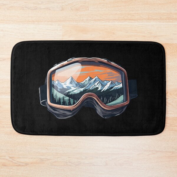 Item preview, Sunset Ski Goggles Sledding Goggles Winter Sports Mountain Reflection designed and sold by meganohm.