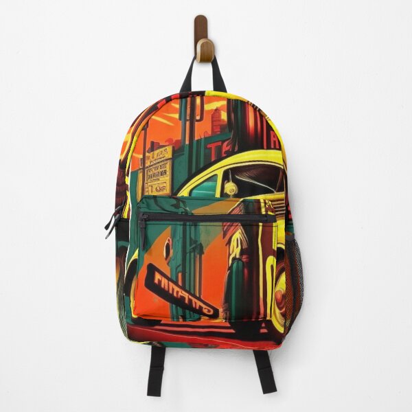 Item preview, Metropolis City Futuristic Car Gas Station Light Games Film Green Black Red Yellow designed and sold by G-M-Designs.