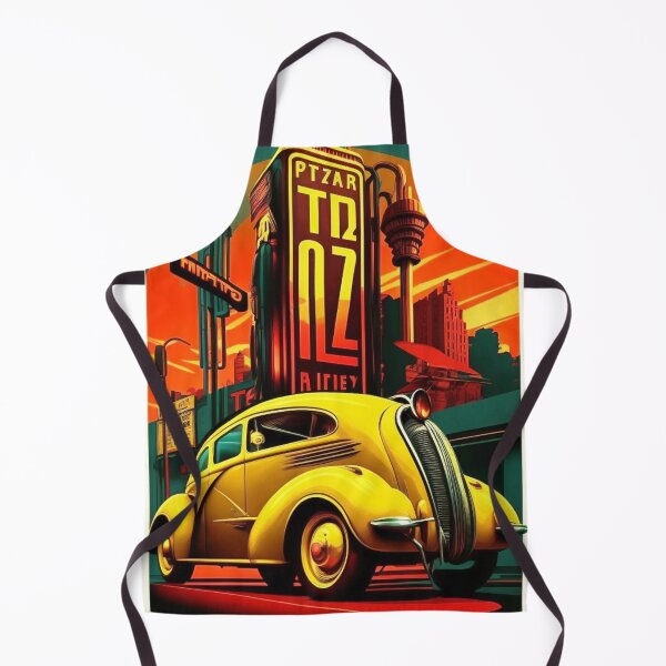 Item preview, Metropolis City Futuristic Car Gas Station Light Games Film Green Black Red Yellow designed and sold by G-M-Designs.
