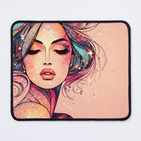 Item preview, elegant glitter girl designed and sold by soothinglife.