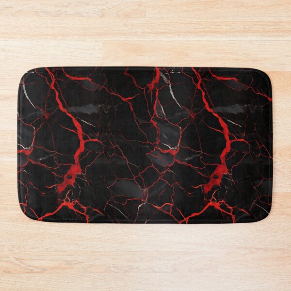 Item preview, Black and Red Seamless Repeating Marble Tile Pattern designed and sold by PeteRascal.