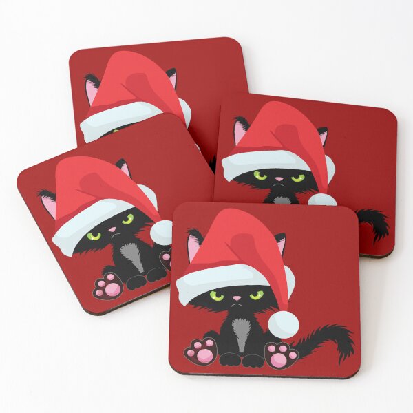 Item preview, Christmas Hat Angry Cat Gift for Cat Lover designed and sold by LionessLove.