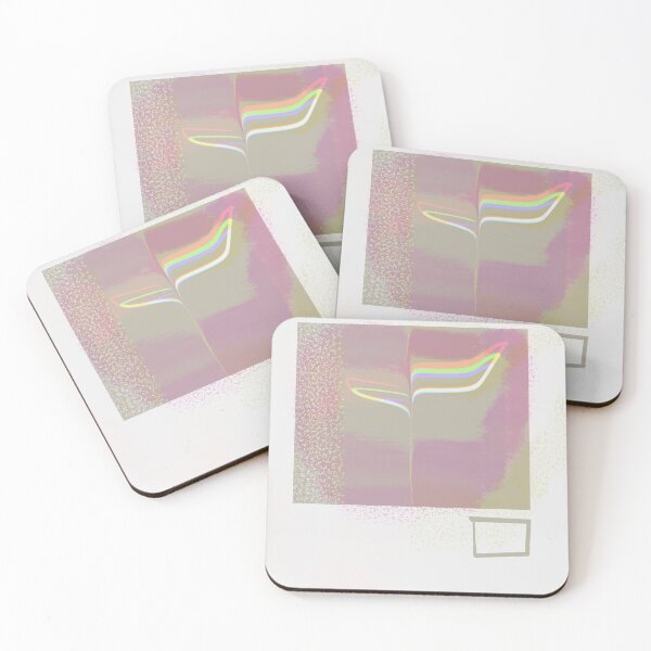 Item preview, "Euphoric Fluidity" - Pale Pastel Rainbow Square Abstract designed and sold by pngrktes-art.