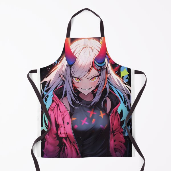 Item preview, Another Monster cute anime girl with masks portrait art designed and sold by TheArtistOf2022.