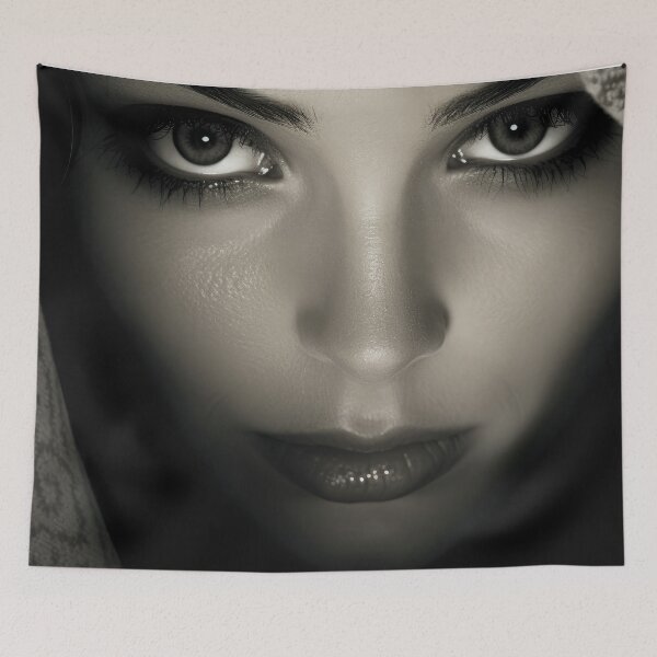 Item preview, Abstract art face art print designed and sold by Mic-Poster.