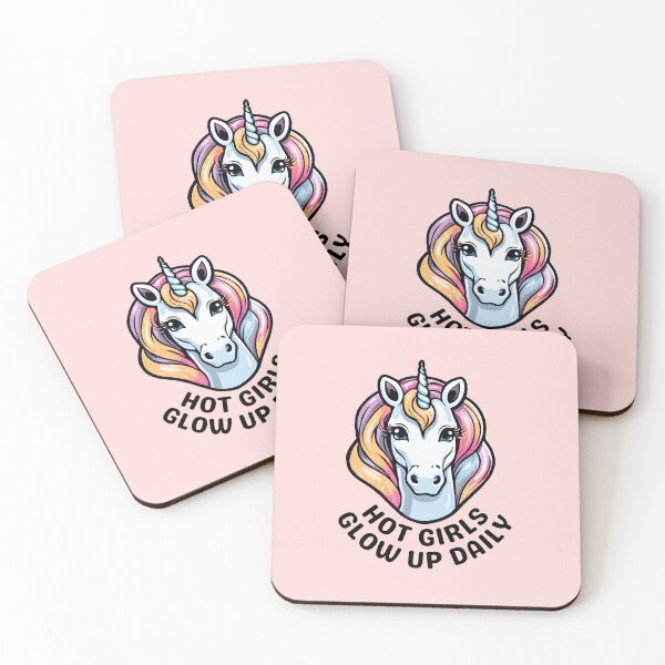 Item preview, Hot Girls Glow Up Daily Unicorn designed and sold by PixelsNonstop.