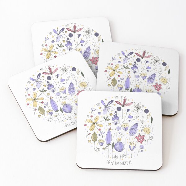 Item preview, Cute Flowers Illustration designed and sold by hNa-graphics.