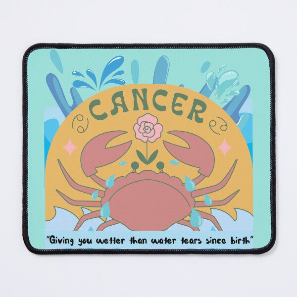 Item preview, Cancer Zodiac Comedic Logo "Wetter Than Water Tears"  designed and sold by Diala1984.
