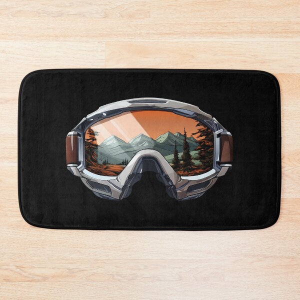 Item preview, Orange Motorcross Dirt Bike Enduro Goggles Mountain Trail Reflection designed and sold by meganohm.