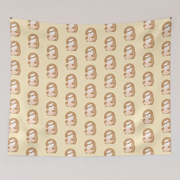 Item preview, Cute Dim Sum Har Gow Sloth designed and sold by theslothinme.