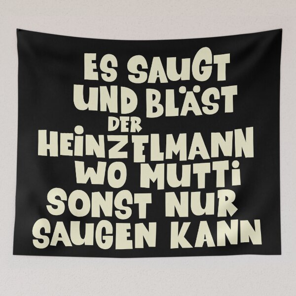 Item preview, Loriot - Heinzelmann sucks and blows designed and sold by Boogosh.