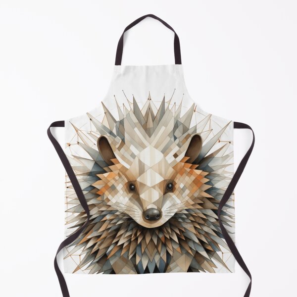 Item preview, geometric porcupine designed and sold by Bubble-Yum.
