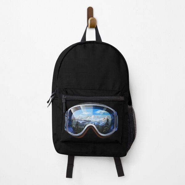 Item preview, Blue Ski Goggles Sledding Goggles Winter Sports Mountain Reflection designed and sold by meganohm.
