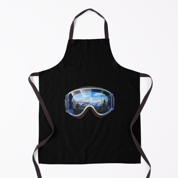 Item preview, Blue Ski Goggles Sledding Goggles Winter Sports Mountain Reflection designed and sold by meganohm.