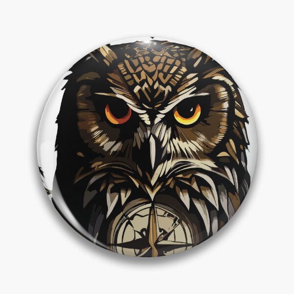 Item preview, Eagle Owl Compass designed and sold by manbaito.