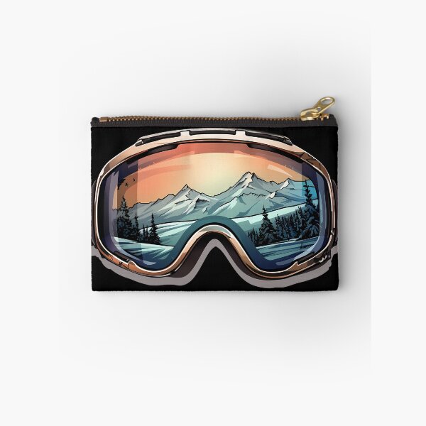 Item preview, Beige Ski Goggles Sledding Goggles Winter Sports Mountain Reflection designed and sold by meganohm.