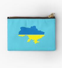 Ukraine map flag Studio Pouch