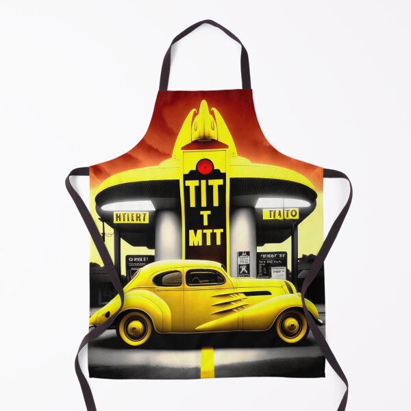 Item preview, Metropolis City Futuristic Car Gas Station Light Games Film Black Red Yellow White designed and sold by G-M-Designs.