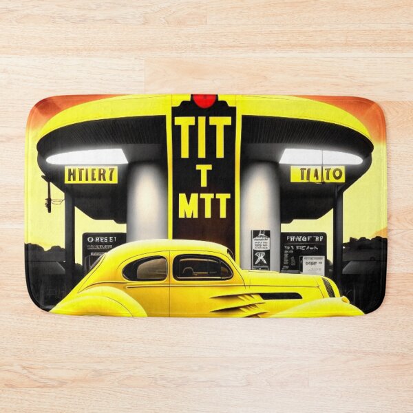 Item preview, Metropolis City Futuristic Car Gas Station Light Games Film Black Red Yellow White designed and sold by G-M-Designs.