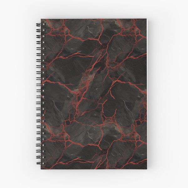 Item preview, Black and Red Seamless Repeating Marble Tile Pattern designed and sold by PeteRascal.