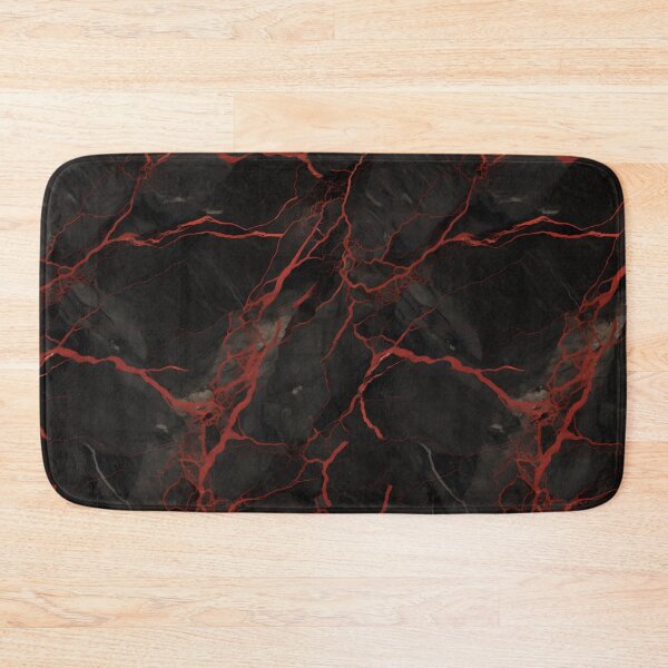 Item preview, Black and Red Seamless Repeating Marble Tile Pattern designed and sold by PeteRascal.
