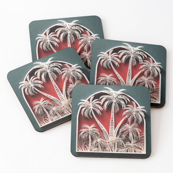 Item preview, papercut palms designed and sold by coolsima.