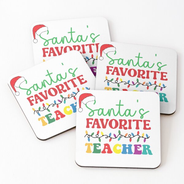 Item preview, Santa’s Favorite Teacher designed and sold by Coastal-Designs.