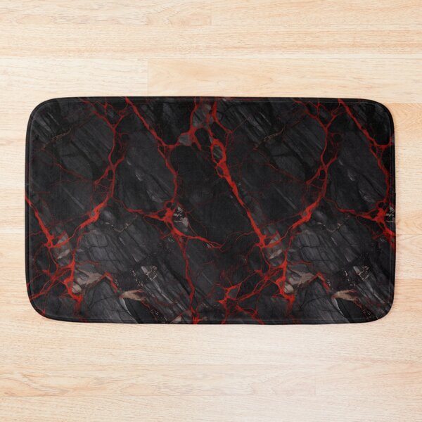 Item preview, Black and Red Seamless Repeating Marble Tile Pattern designed and sold by PeteRascal.