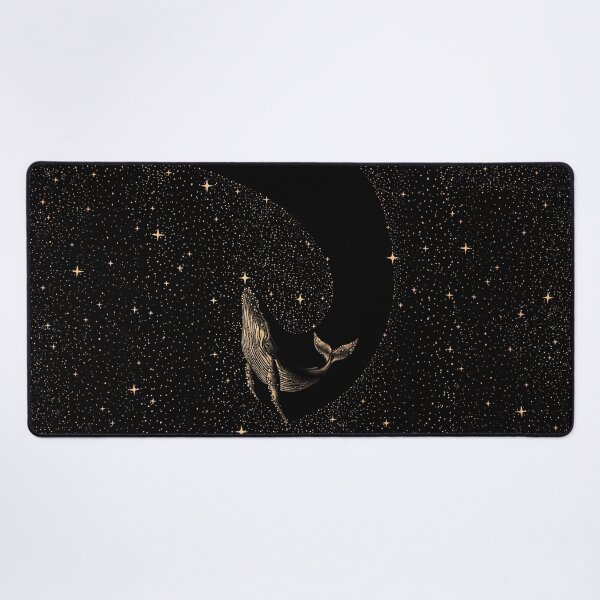 Item preview, Starry Whale - Dark GOLD Version designed and sold by AlirizaCAKIR.