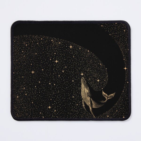 Item preview, Starry Whale - Dark GOLD Version designed and sold by AlirizaCAKIR.